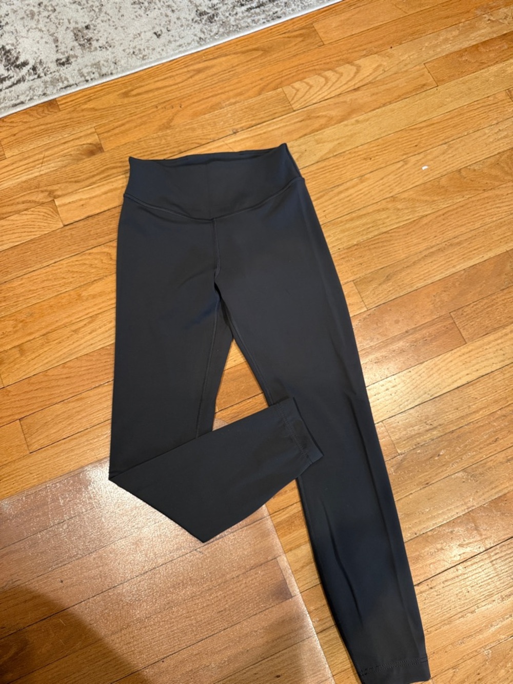 Gray High-Waist Active Leggings
